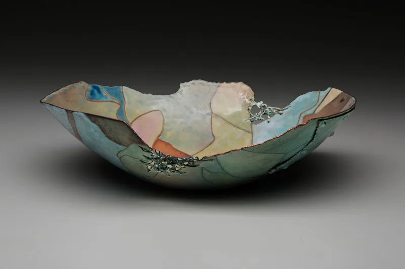 Kos 2 — enamel by Judy Stone